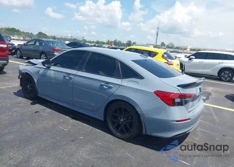 2022 Honda Civic Sport из США, поврежденный, VIN 2HGFE2F51NH587565